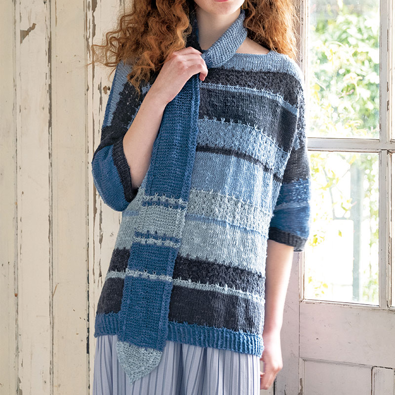 〈レシピ〉ボーダーチュニックとストール