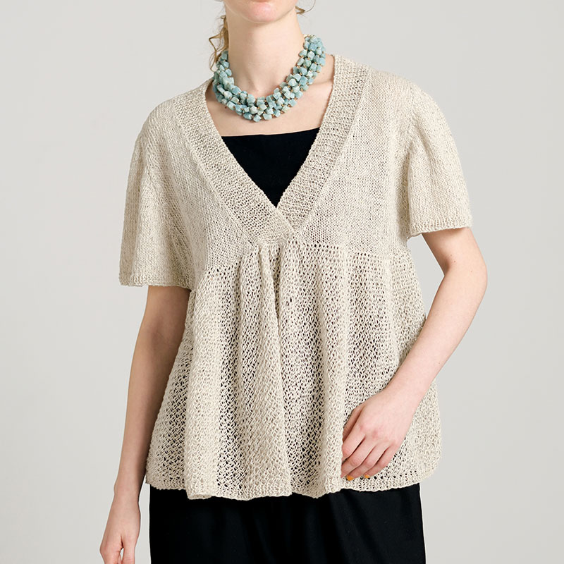 〈レシピ〉ギャザーたっぷりのプルオーバー[L・LLサイズ]