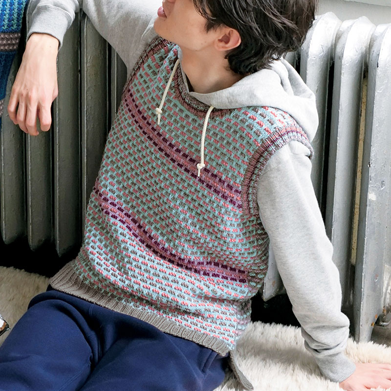 〈レシピ〉ストライプのベスト