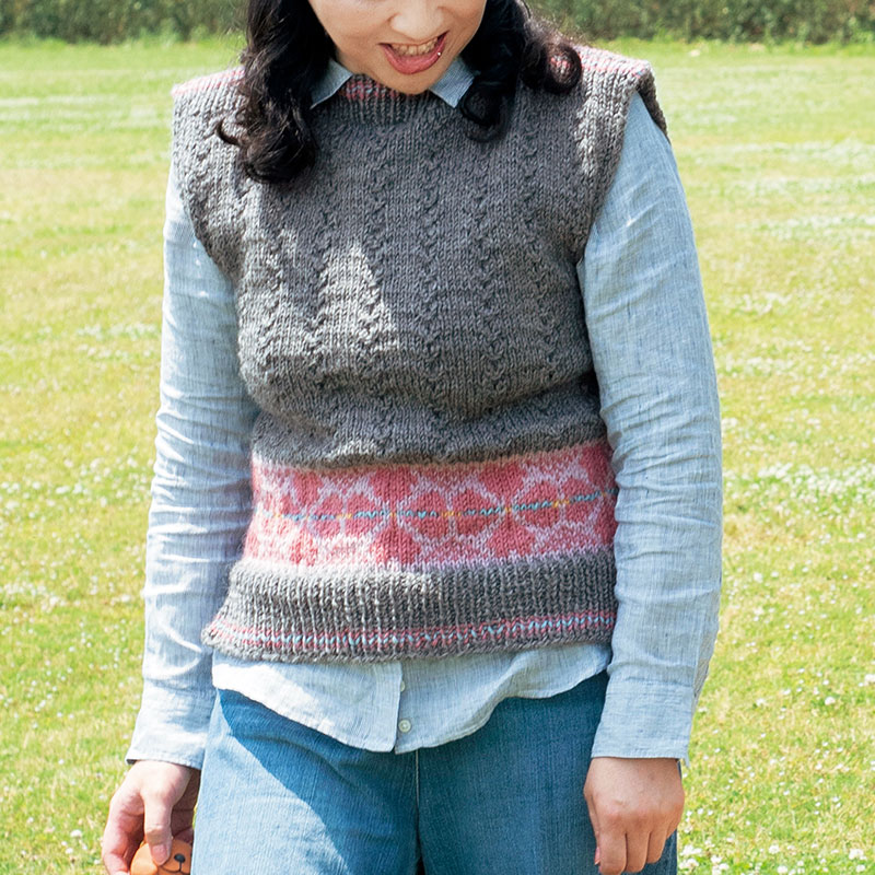 〈レシピ〉グレーのベスト