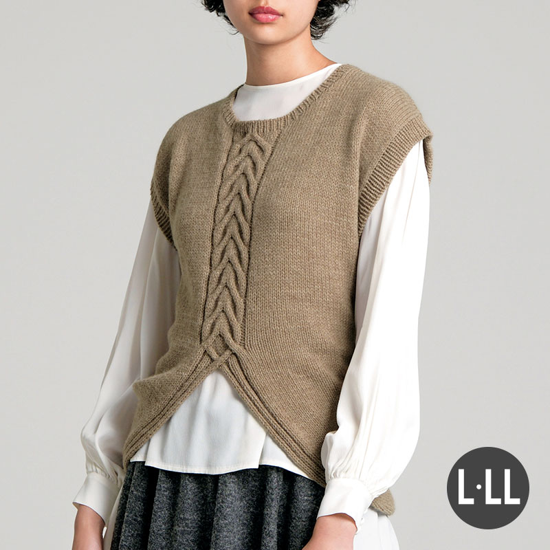 〈レシピ〉変型ベスト［L・LL］