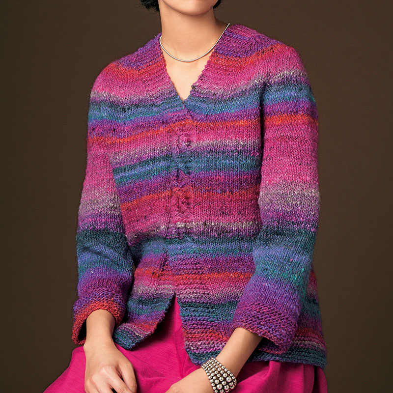 〈レシピ〉ケーブル模様風のプルオーバー