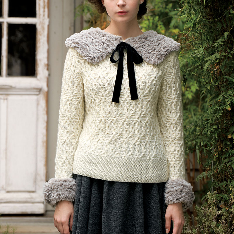 〈レシピ〉ふわもこティペットとカフス