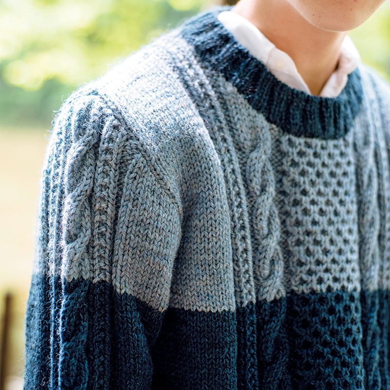 〈レシピ〉ツートンカラーのメンズプルオーバー