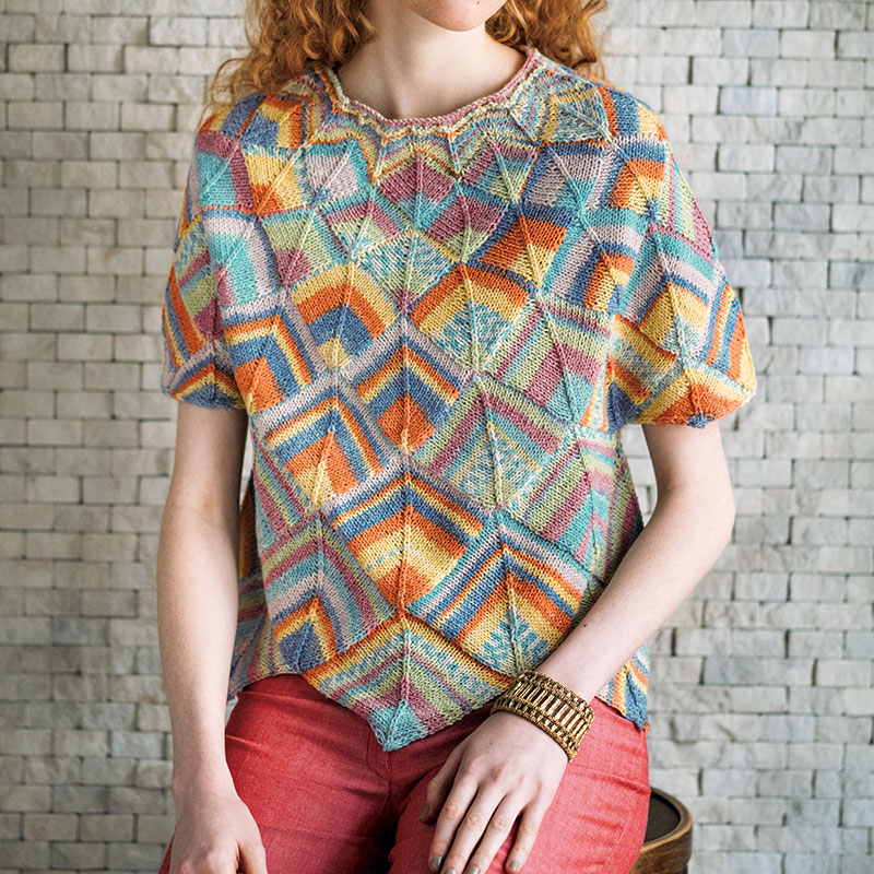 〈レシピ〉ドミノ編みのプルオーバー