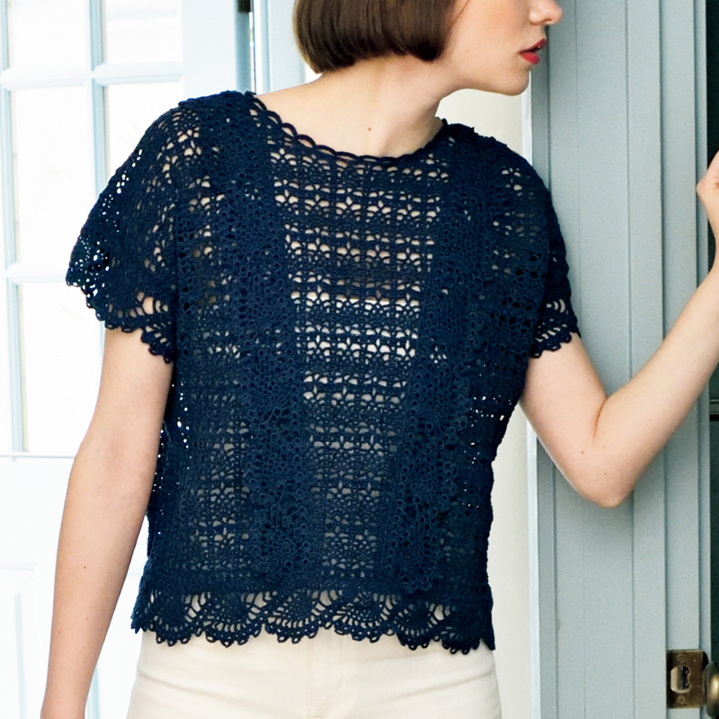 〈レシピ〉紺のプルオーバー