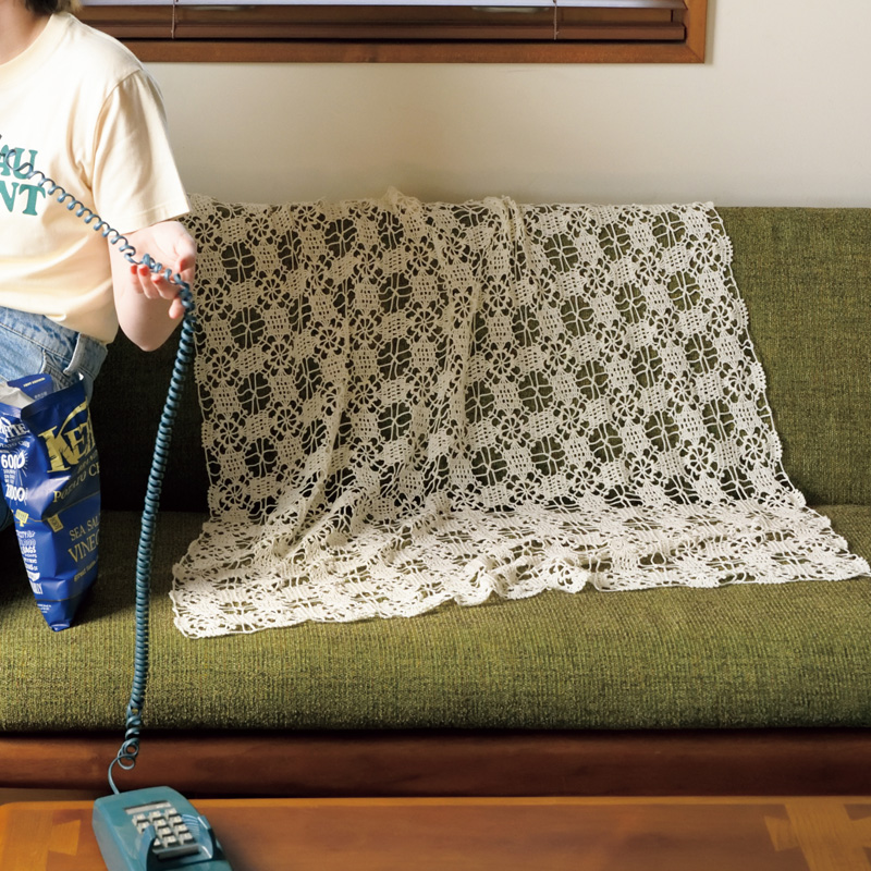 〈レシピ〉レースモチーフのマルチクロス