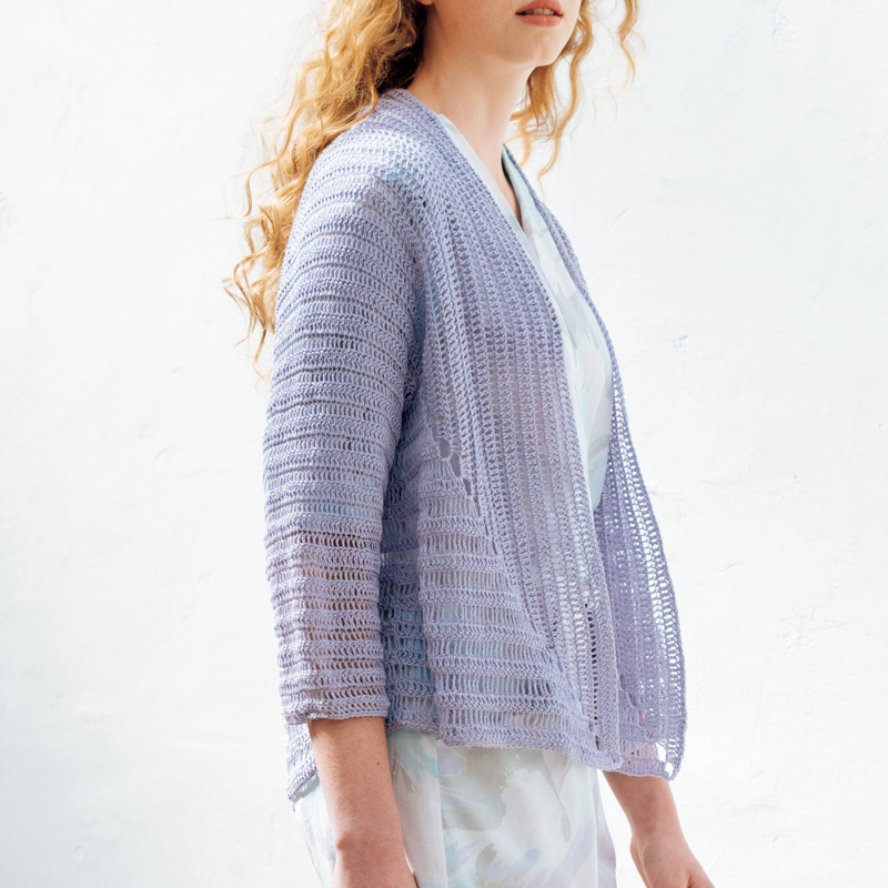 〈レシピ〉薄紫のカーディガン