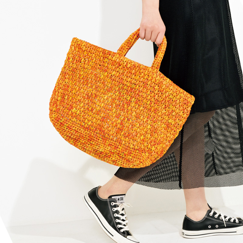 〈レシピ〉オレンジ色のバッグ