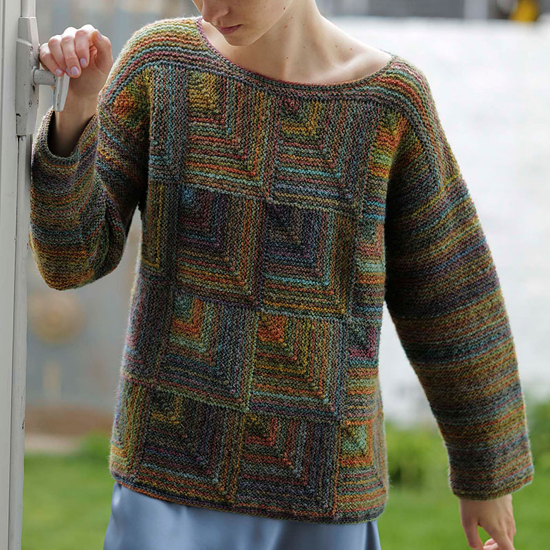 〈レシピ〉ドミノ編みのプルオーバー