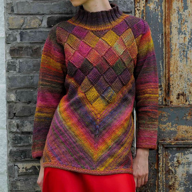 〈レシピ〉バスケット編みのハイネックプルオーバー