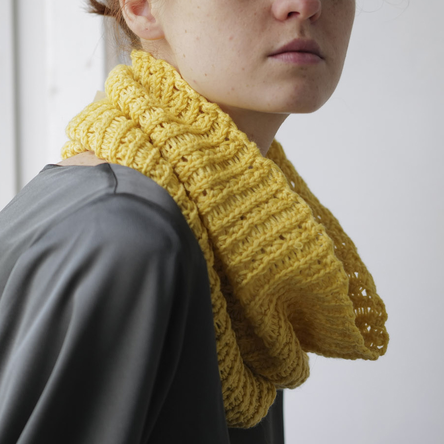 〈レシピ〉魔法の一本針で編むスヌード