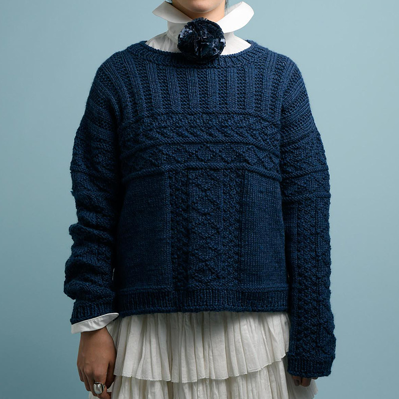 〈レシピ〉紺のプルオーバー