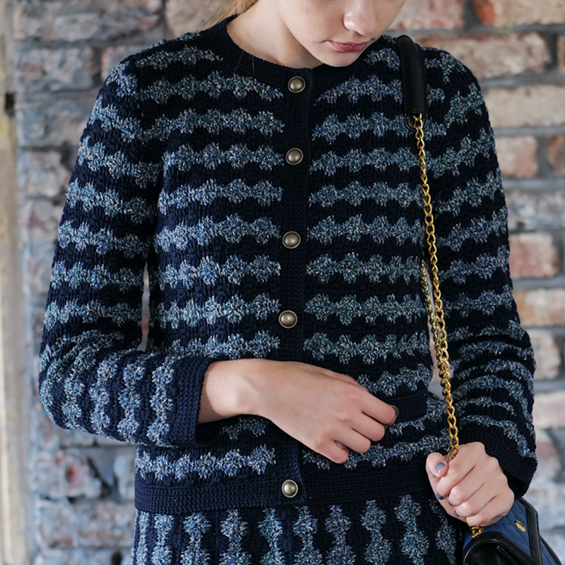 〈レシピ〉アフガン編みのジャケット