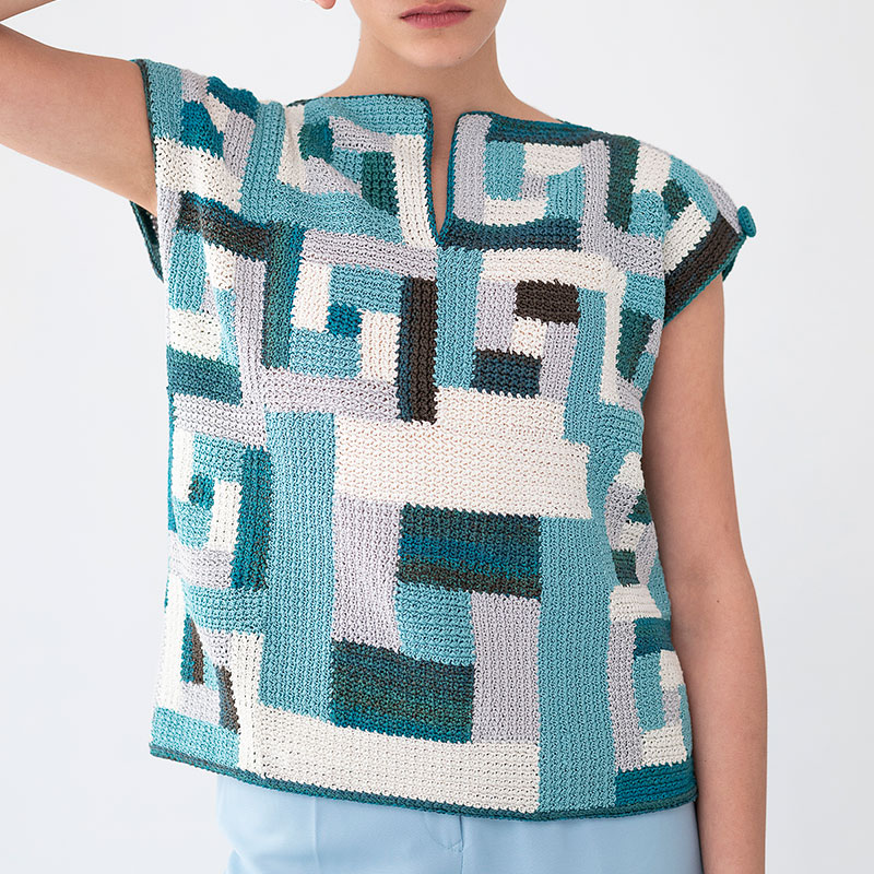 〈レシピ〉ナンバークロッシェのプルオーバー