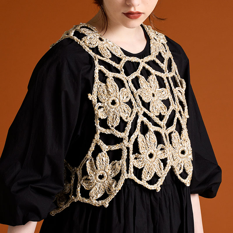 〈レシピ〉モチーフつなぎのベスト