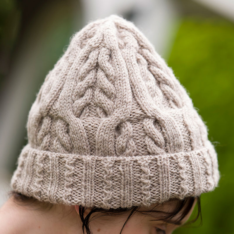 〈レシピ〉交差模様の帽子