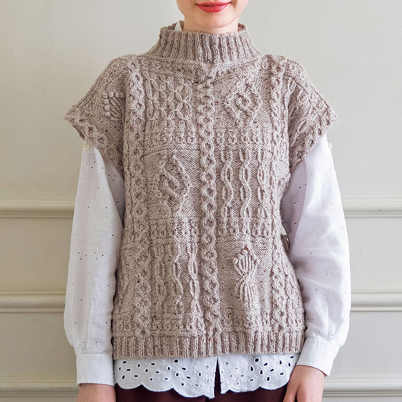 〈レシピ〉パッチワーク風のベスト