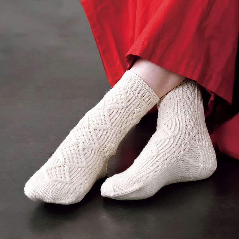 〈レシピ〉生なりのくつ下