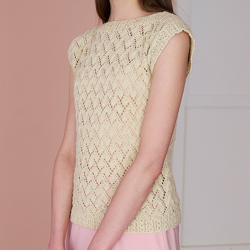 〈レシピ〉生なりのフレンチスリーブプル