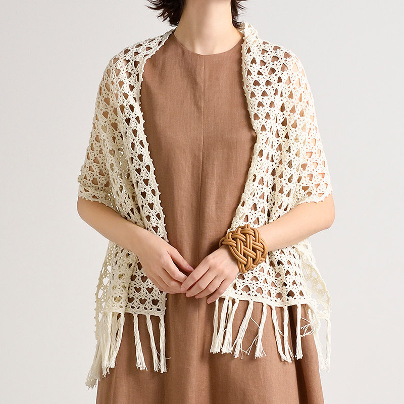 〈レシピ〉生なりのショール