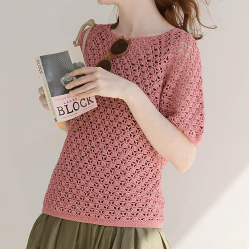 〈レシピ〉ピンクのプルオーバー