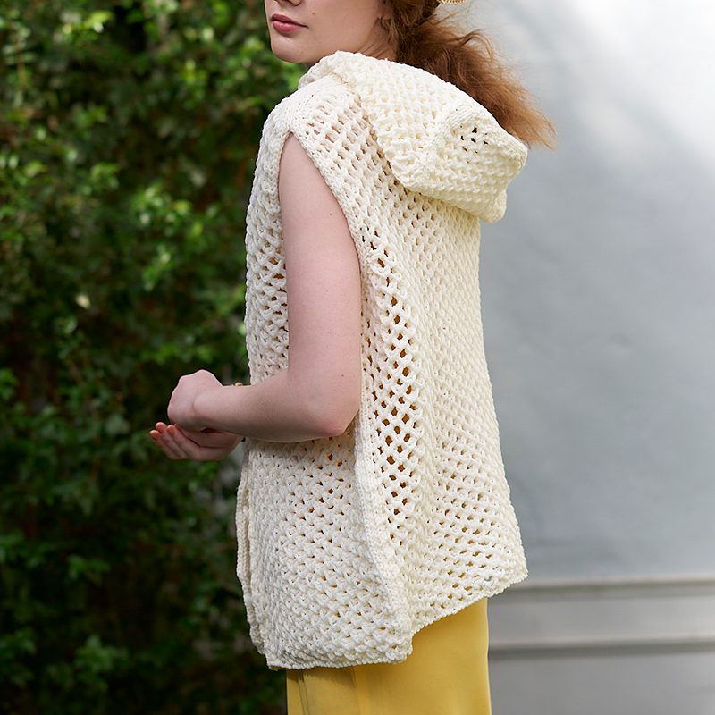 〈レシピ〉フード付きベスト