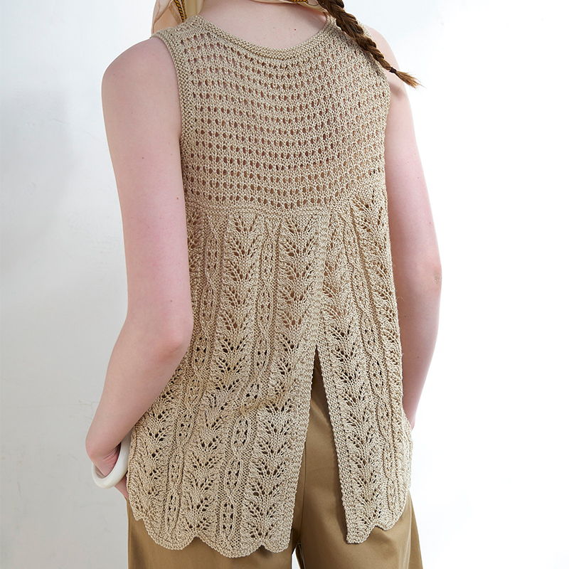 〈レシピ〉バックシャンなスリーブレスプルオーバー