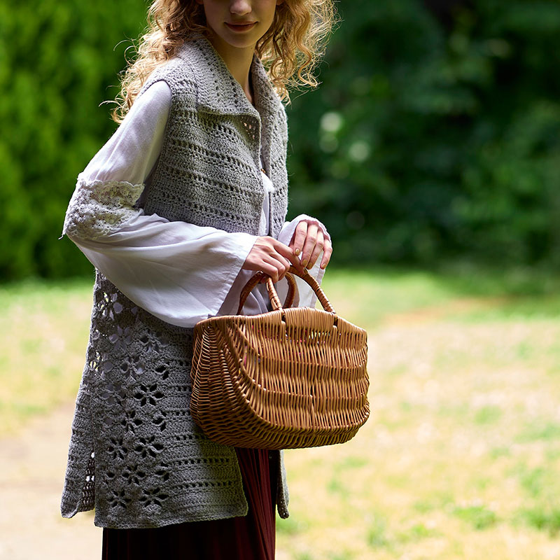 極美品 希少 genten ゲンテン 鍵あみニット ロングジレベスト 羽織り 極美品 希少 genten ゲンテン 鍵あみニット ロングジレベスト 羽織り