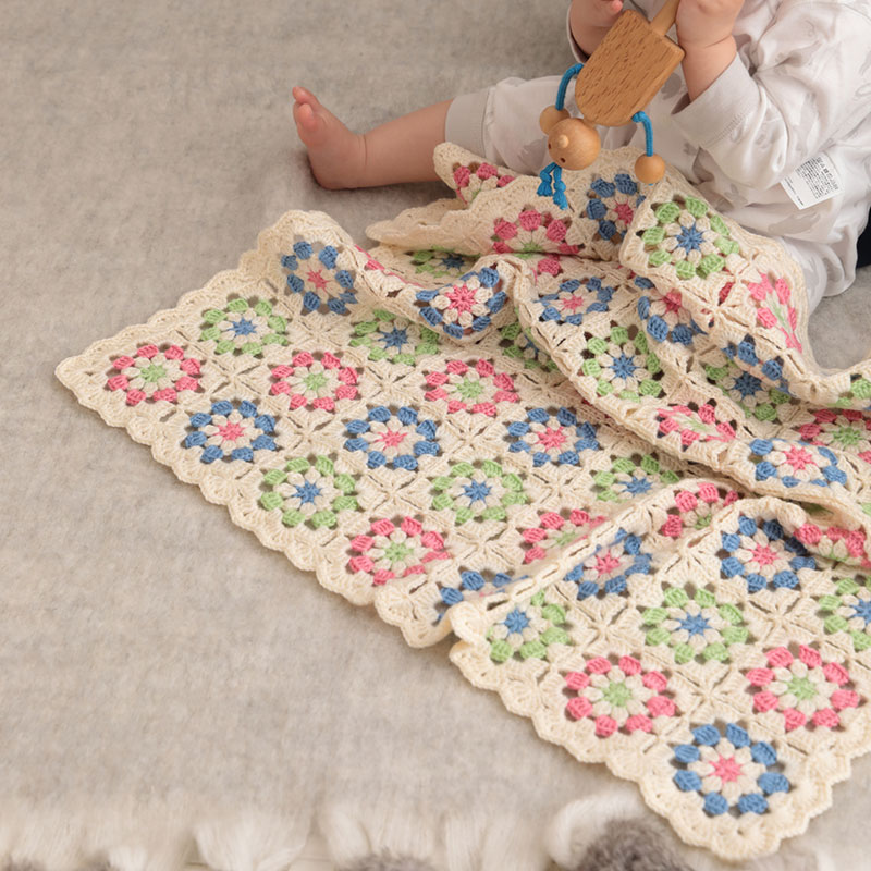 〈レシピ〉おくるみ　カラフル・ベージュ