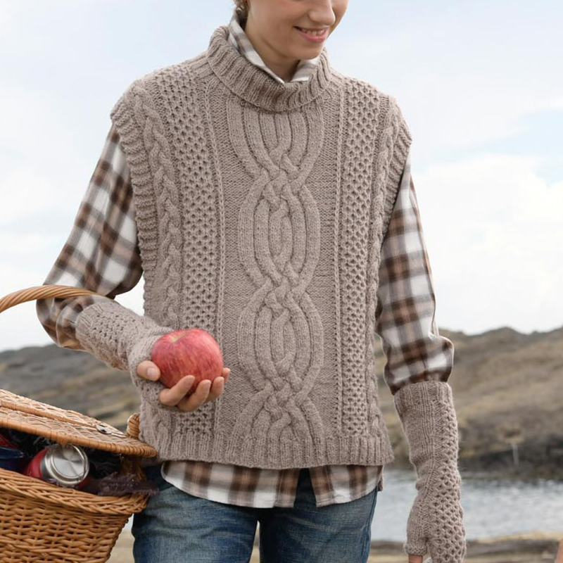 〈レシピ〉薄茶色のベスト