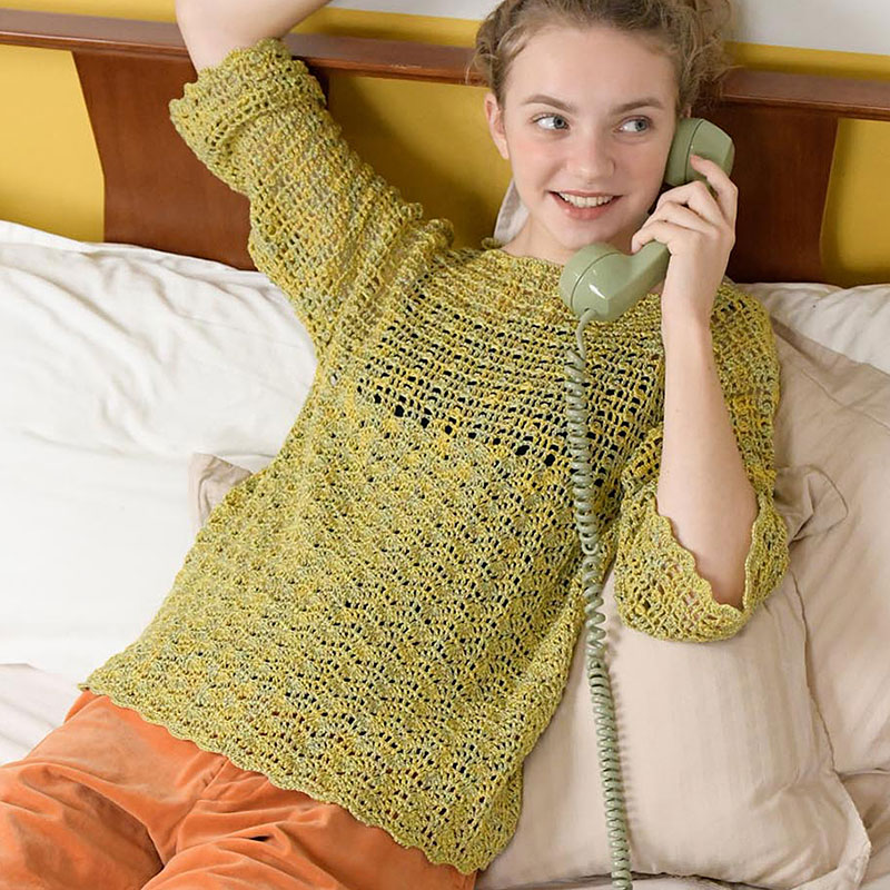 〈レシピ〉黄系のプルオーバー