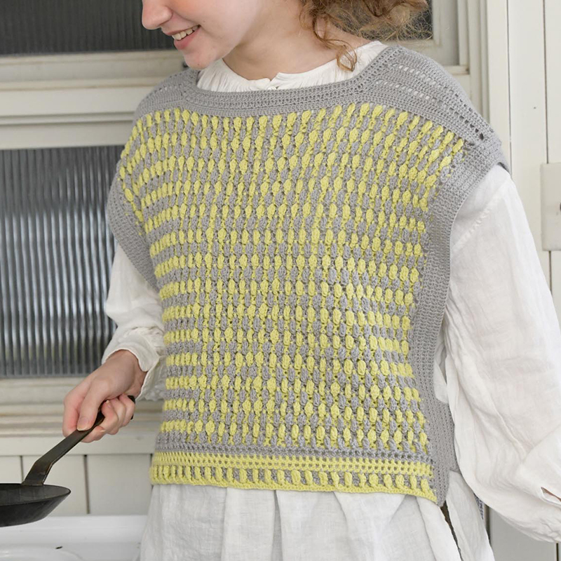 〈レシピ〉前後差のあるベスト