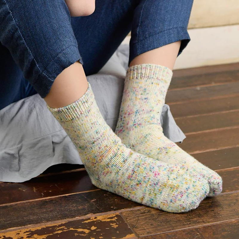 〈レシピ〉糸を楽しむシンプルソックス