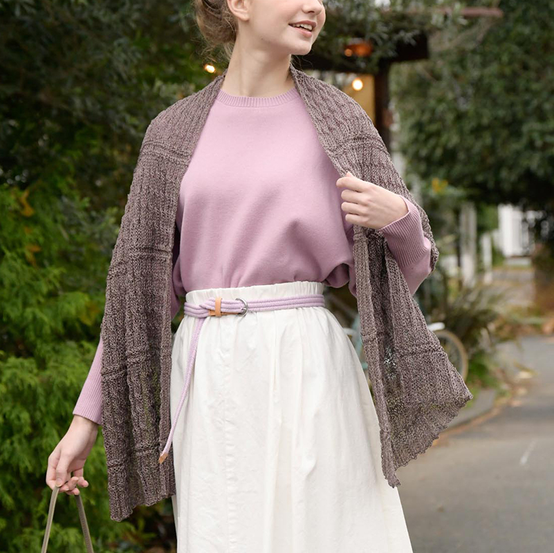 〈レシピ〉茶色のショール