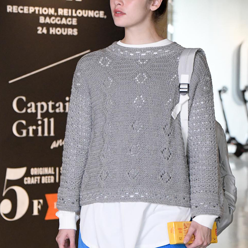 〈レシピ〉グレーのプルオーバー