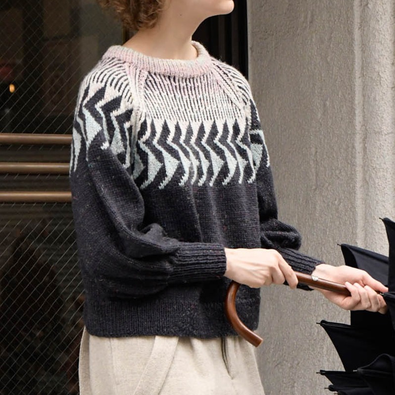 〈レシピ〉グラデーションのラグランプルオーバー