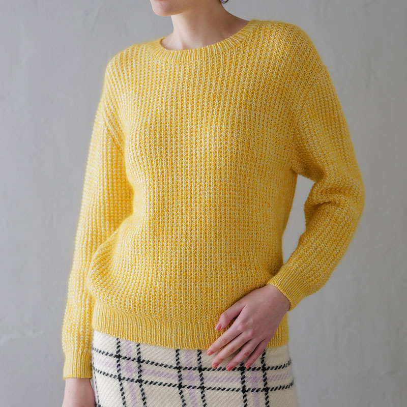 〈レシピ〉畦模様のプルオーバー