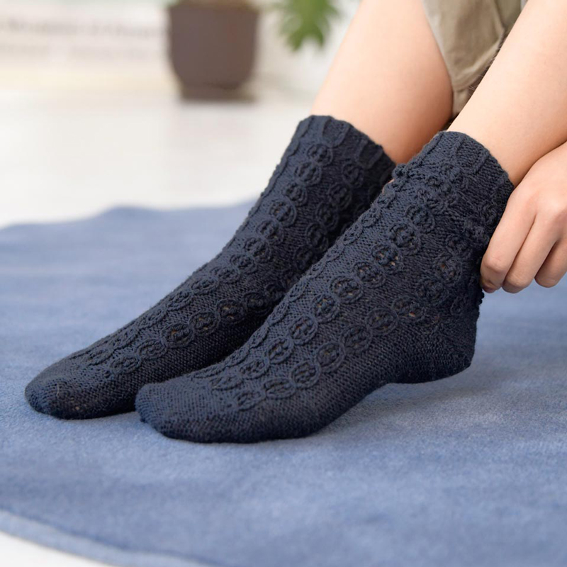 〈レシピ〉透かし模様ソックス