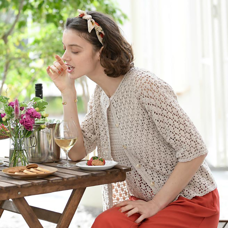 〈レシピ〉かぎ針編みのアンサンブル