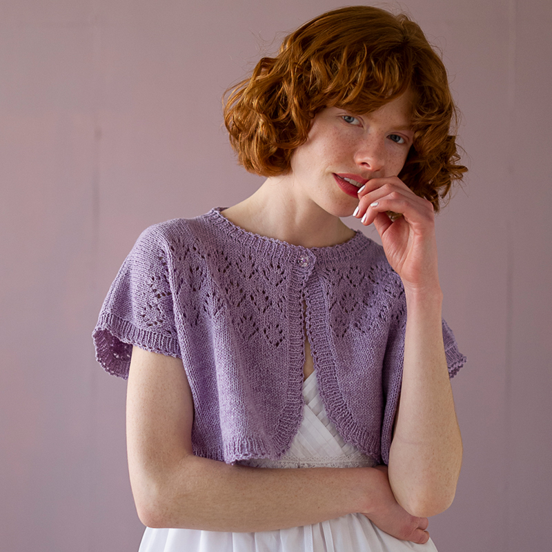 〈レシピ〉さらっとコットンのボレロ［3L］