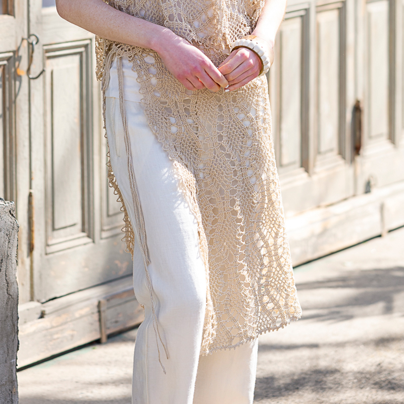 〈レシピ〉ベージュのオーバースカート