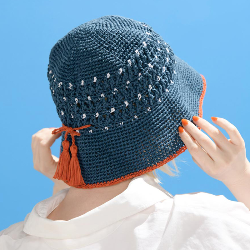 〈レシピ〉紺の帽子