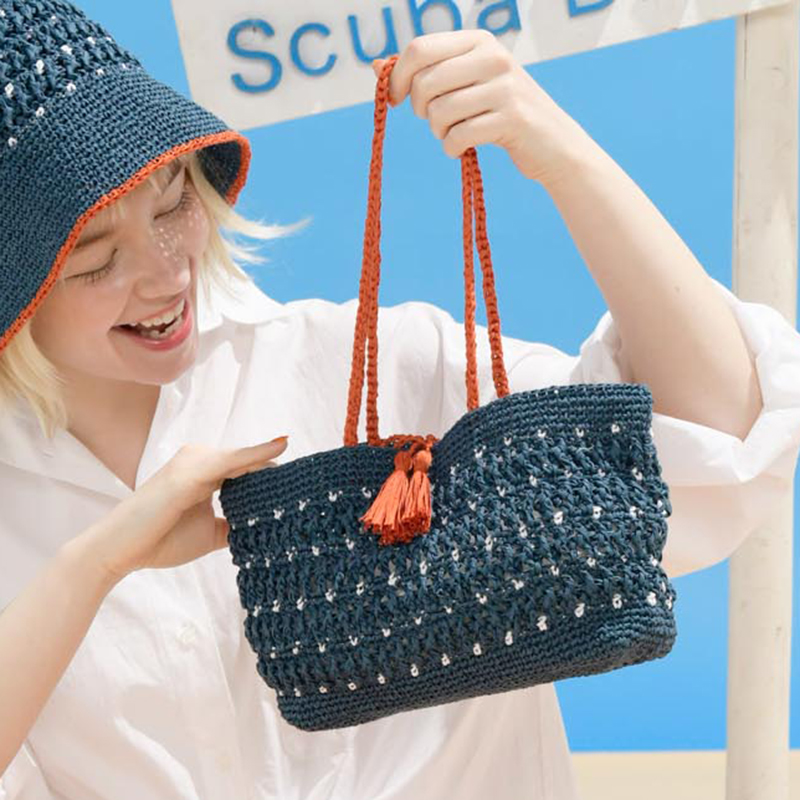 〈レシピ〉紺のバッグ