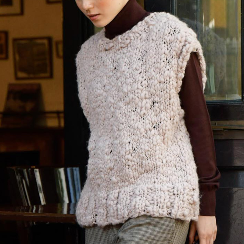 〈レシピ〉オーバーサイズベスト