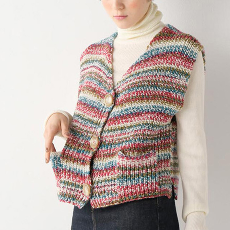 〈レシピ〉イギリスゴム編みのベスト