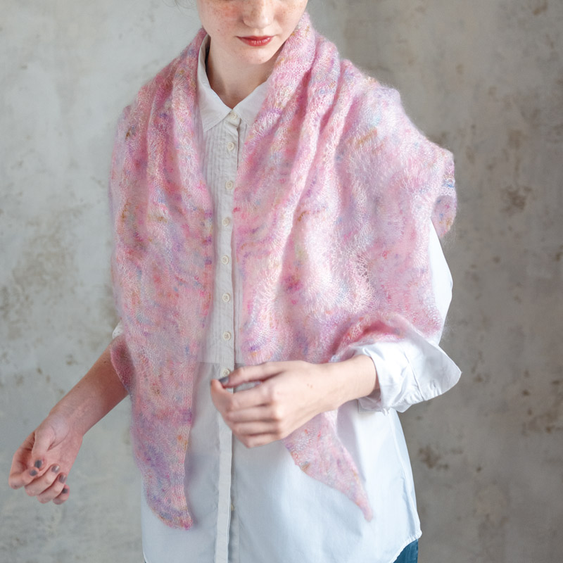 〈レシピ〉“Keitoが咲いた”ショール