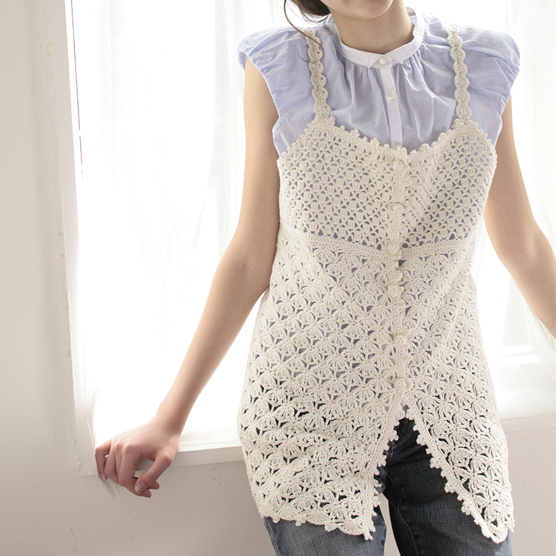 〈レシピ〉くるみボタンのチュニック