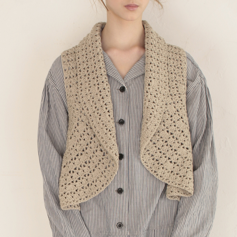 〈レシピ〉ヘチマカラーのベスト