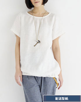 【配送型紙】　水野佳子の半袖ブラウス